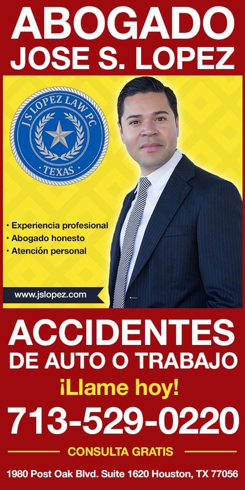 accidentes de auto o trabajo houston abogado lopez